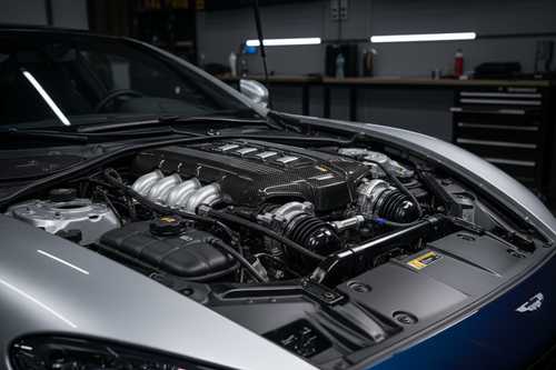 Engine Bay Cleaning - Spotless engine bay